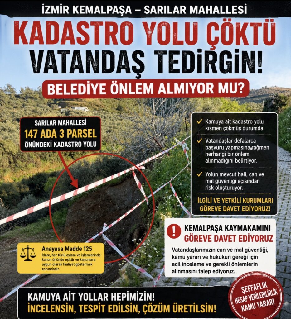 Kemalpaşa'da Kadastro Yolları Gündemde: Vatandaşlar İlçe Genelinde Kapsamlı İnceleme Bekliyor screenshot