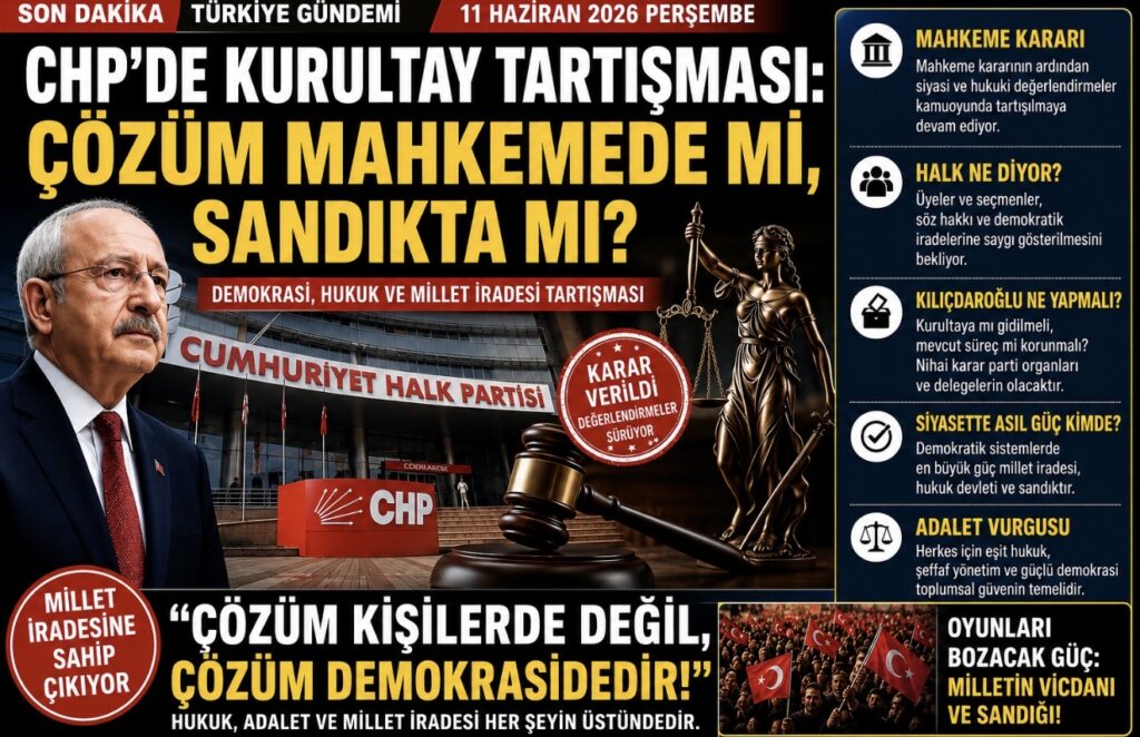 CHP’de Kurultay Tartışmaları ve Demokrasi Mesajı: Siyasette Çözümün Adresi Hukuk ve Sandık mı? screenshot