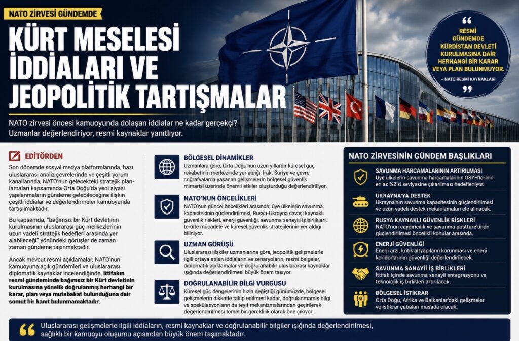 NATO Zirvesi ve Bölgesel Dengeler: Kürt Meselesine İlişkin İddialar ve Jeopolitik Tartışmalar screenshot