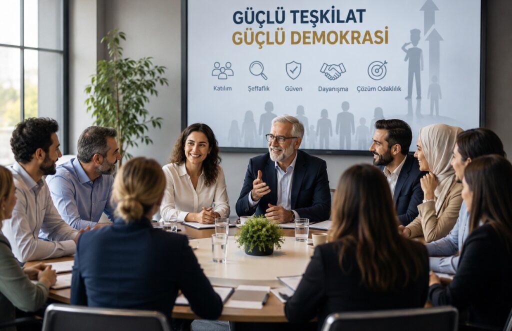 Güçlü Teşkilatlar, Güçlü Demokrasi: Türkiye’nin Geleceğinde Yeni Yönetim Anlayışı screenshot