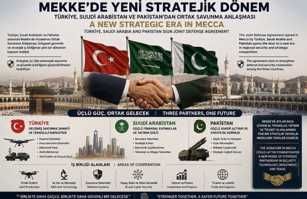 Mekke’de Yeni Stratejik Dönem: Türkiye, Suudi Arabistan ve Pakistan’dan Ortak Savunma Anlaşması