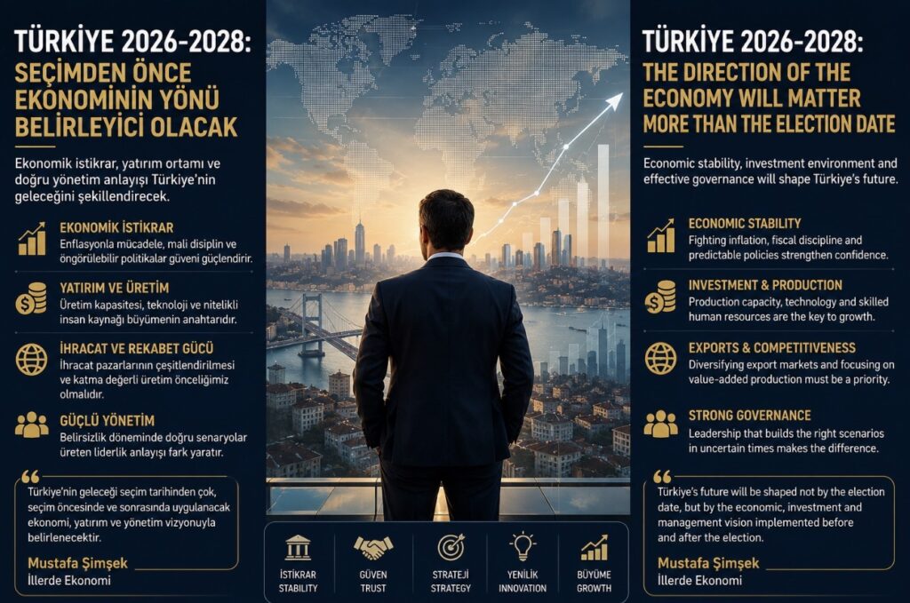TÜRKİYE 2026–2028: SEÇİMDEN ÖNCE EKONOMİNİN YÖNÜ BELİRLEYİCİ OLACAK