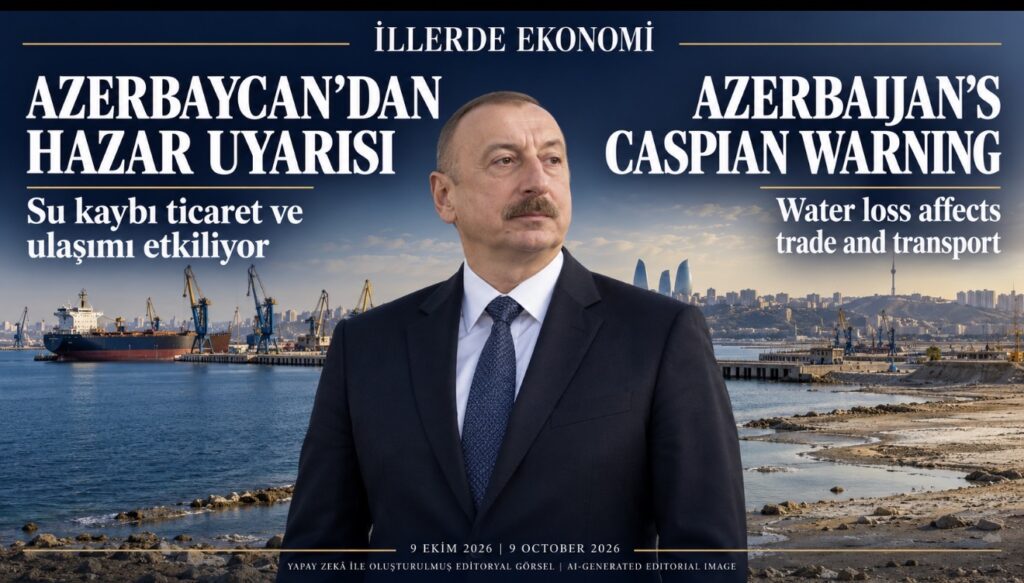 Azerbaycan’dan Hazar Uyarısı: Su Kaybı Ticaret ve Ulaşımı da Etkiliyor