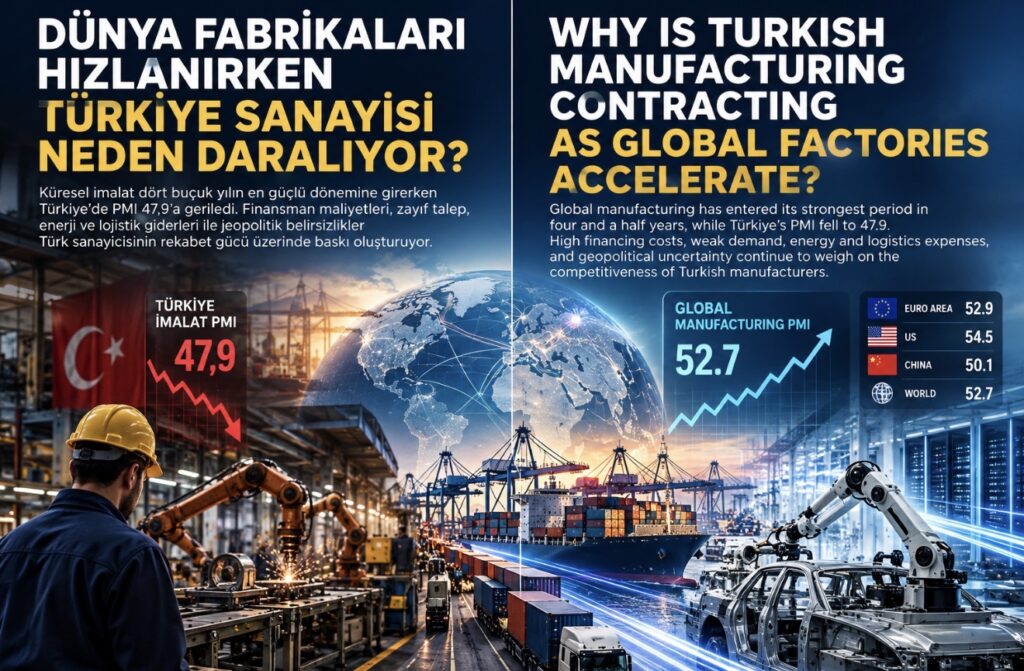DÜNYA FABRİKALARI HIZLANIRKEN TÜRKİYE SANAYİSİ NEDEN DARALIYOR? screenshot